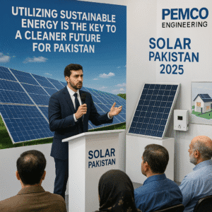 solar exhibition pakistan 2025 discussing the future of solar in pakistan and the netmeter connection future.